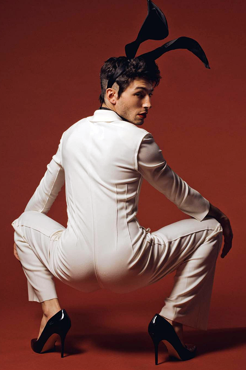 thekinkygrad: leia-organa:   Ezra Miller photographed by Ryan Pfluger for Playboy