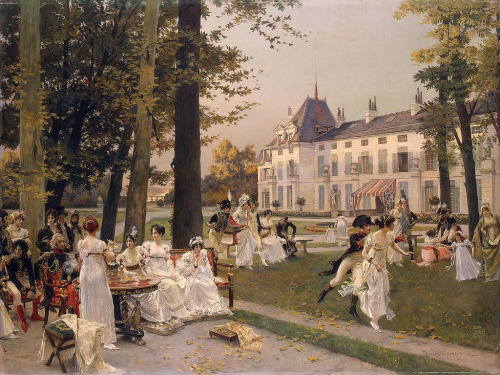 François Flameng, &ldquo;Reception at Malmaison in 1802&rdquo; (1896)