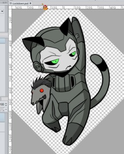 eikuuhyoart:Lockdown-nyan’s charm is done!!!