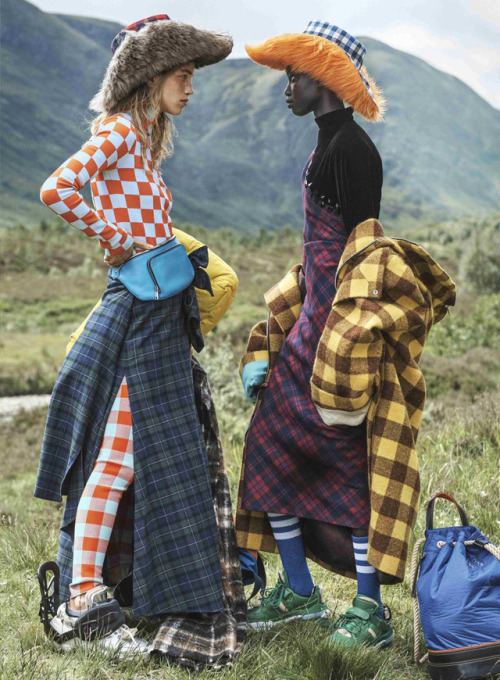 leah-cultice: Rebecca Leigh & Anok Yai by Josh Olins for Vogue US October 2018