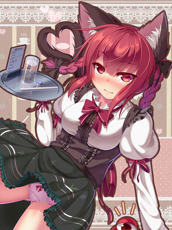 neko-yuri-neko:  nekomimi waitress | chan.sankakucomplex.com   