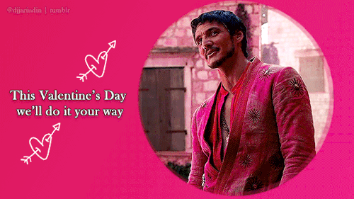 nathan-bateman:I hope you all have a very Pedro Pascal Valentine’s Day! (Pls do not repost)