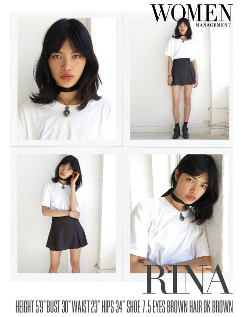 gulcayn: womenmanagement: Rina Fukushi digitals for September 2016 Follow WOMEN: www.in