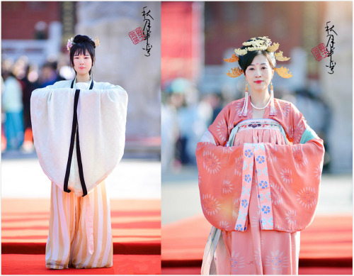 traditional chinese fashion, hanfu. 中华礼乐大会现场图. Photo: 秋月半弯
