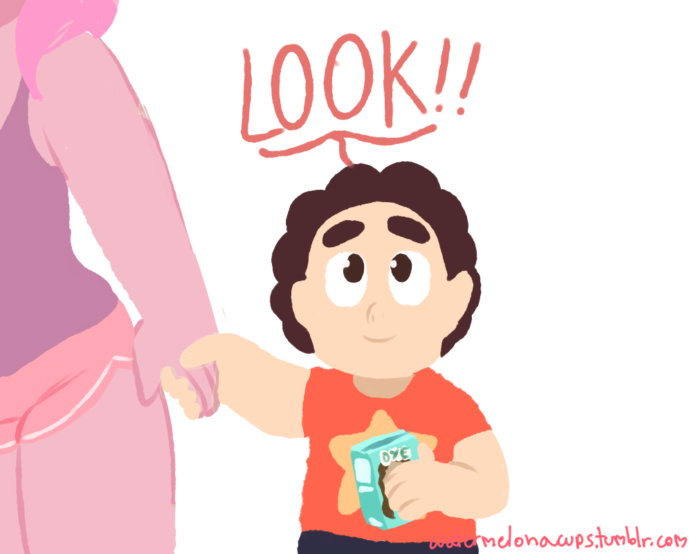 watermelonacups:  have some steven/mystery girl bonding what would be pearl’s reaction?