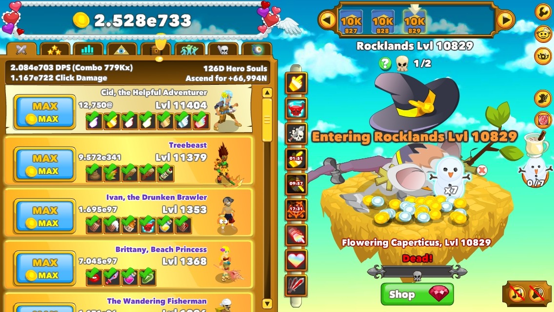 Clicker Heroes 2 no Steam