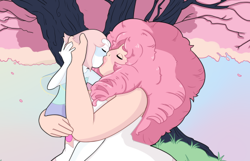 cherry–treats:  Steven Universe is a Harem anime and Pearl is the protagonist  From this Rose Pearl Animatic 