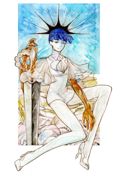 shirht:愛は瑠璃色 / Love is bleu / Phosphophyllite (Lapis lazuli)