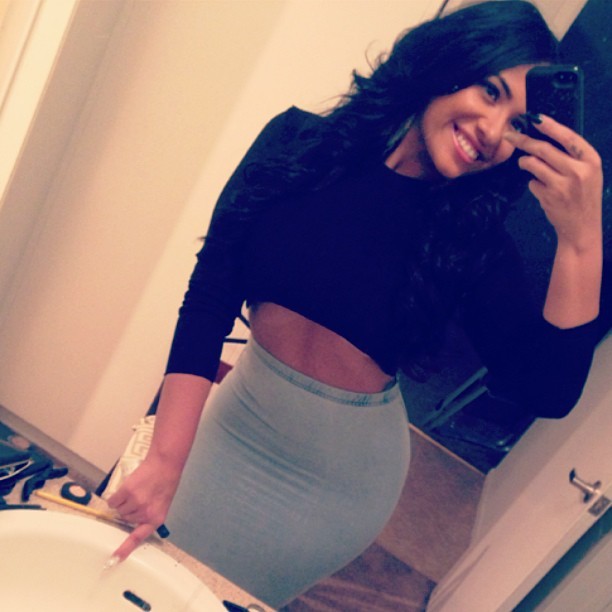 stephsdope:  Bye big head 😁 lol #happyface #bori #queen #chacho 👀 