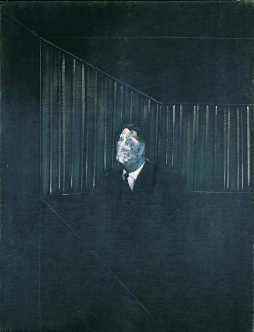 Man in Blue II, 1954, Francis BaconMedium: oil,canvas