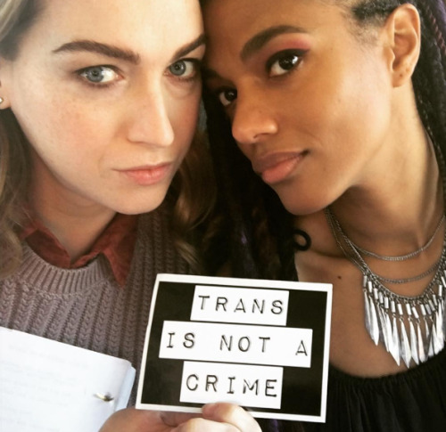missdontcare-x: @msjamieclayton: #TransIsNotACrime #ChooseLove #Nomanita Get this sticker from: @th