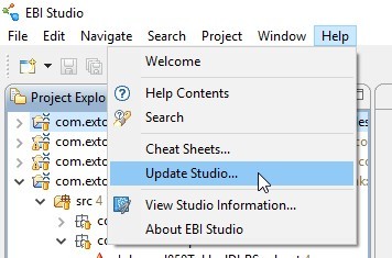 Update EBI Studio Clarify Help