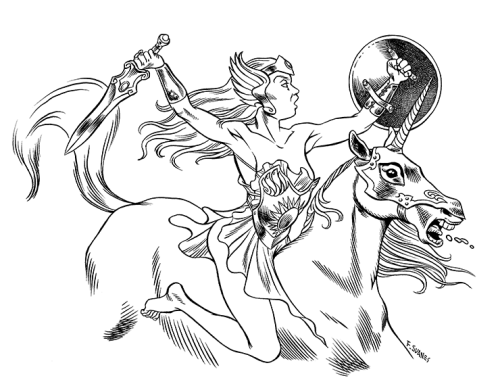 My rendition of She-Ra, princess of power.