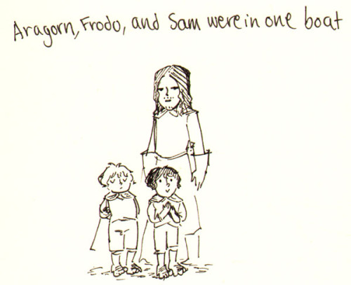 lauren-draws-things: “and in the third were Legolas and Gimli, who had now become fast friends.”