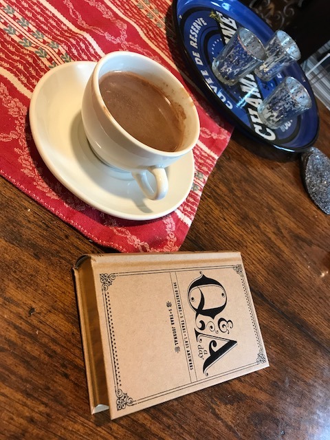 #100happydays, Day 6A new source of writing inspiration + husband-provided autumn spice hot chocolat