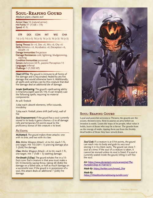 Next Up In The Halloween Monster Series, A Pumpkin Thing That Will Rip Out Your Soul And Breaths Fire!