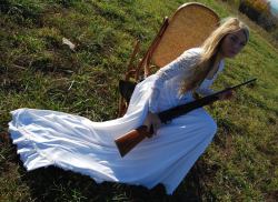 Hick-Ups:  Momma’s Wedding Dress, Dad’s Browning Shotgun, And The Rocking Chair