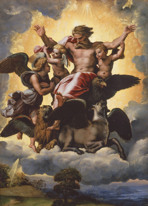 Ezekiel’s Vision, Raphael, ca. 1518