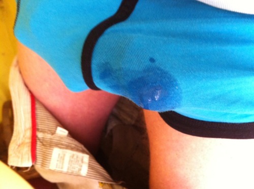 undiespunk:  Pumped a hot load into my undies early at work and wore them all day. Just wanted my hot, Italian workmate to lick them clean! 