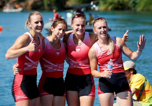 Bronze Medal for Poland at Olympic Games in Rio, 2016.Women’s Quadruple Sculls rowing team.  Maria S