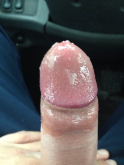 uncutmike:  Haven’t jerked off or fucked my gf in 2 days so I’m precuming so much I have to wipe it off  i&rsquo;ll lick that up for u :p