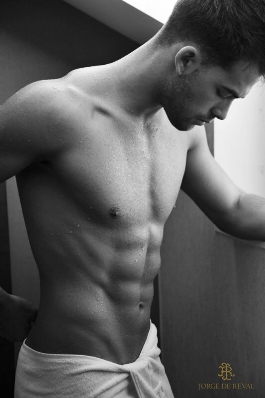 anademonia:  Lucky towel !#Jorge de Reval photography #hot male model #handsome