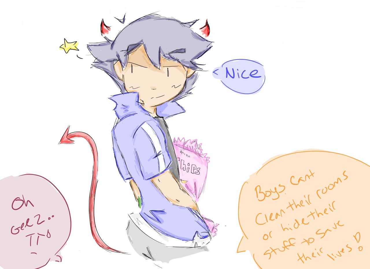 ashy-matsuno-boy:  rinaskitty:  (requested by an anon) What if Satoshi had overheard