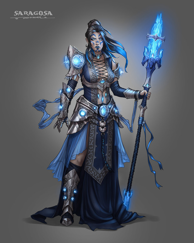 World of Warcraft Art on Tumblr: Saragosa Redesign by Zach Fischer
