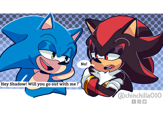 sonic the hedgehog, amy rose, and dark sonic (sonic) drawn by chinchila010