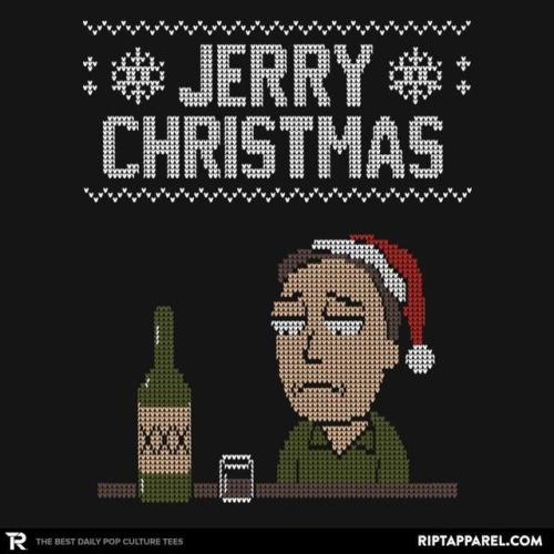 More ugly sweater designs coming your way :OGet these tees here: http://bit.ly/RIPTblr&ldquo;Jerry C