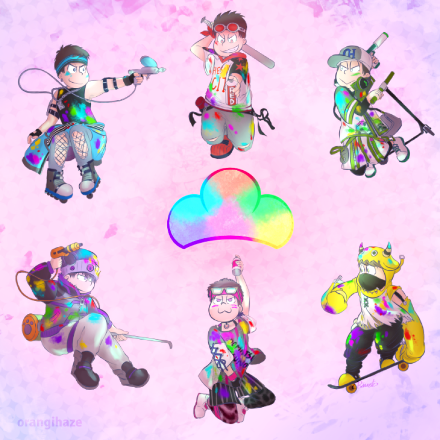 orangihaze:  Color Gang Matsus!!!