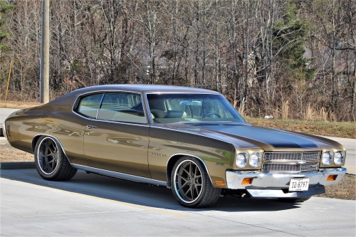 Precious metal. It’s almost hard to believe that Robert Sutera’s gorgeous 1970 Chevrolet