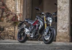 imotorcycle:   MV Brutale RR first impressions  Wow, that was a hell of a day! I’ve just got home with my heart still pounding and ears ringing after a frantic day spent tearing round Tuscany on MV’s new pair of hotted-up triples, the Brutale and