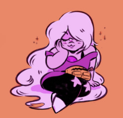 deebree:  tiny canvas amethyst u_____u 