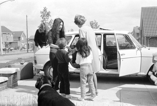 John Lennon’s British Leyland Austin Maxi car, which he crashed in Scotland in July 1969 with Julian