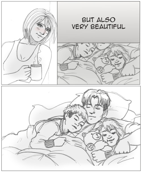 Request : Rivamika As Parents.