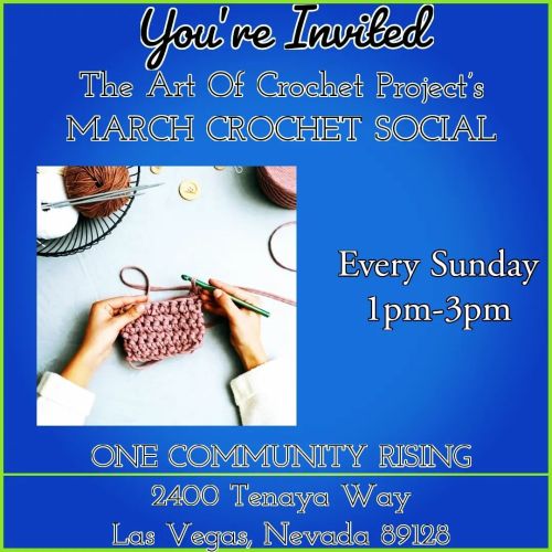 March is National Crochet Month! Join us every Sunday for a fun day of crochet! #artofcrochetproject #sundayfunday #merrimedley #nationalcrochetmonth #onecommunityrising #shaysisler
https://www.instagram.com/p/CpBPLjyyxZh/?igshid=NGJjMDIxMWI=