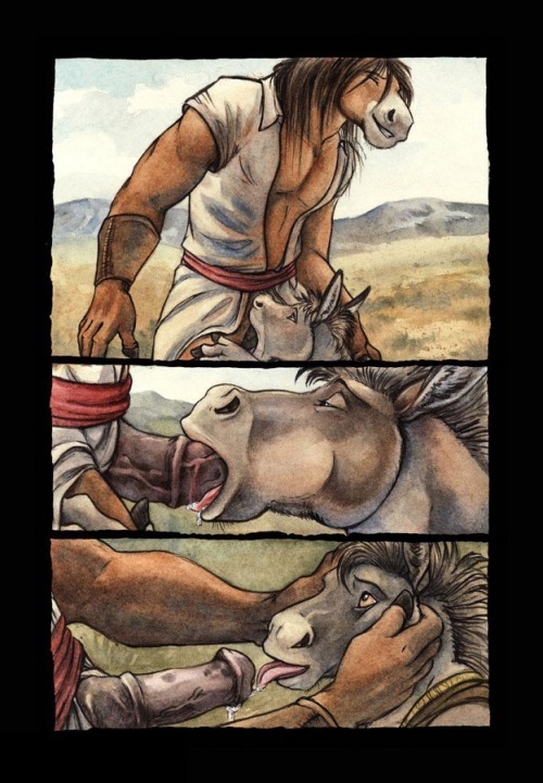 furrr166:  Steppe in the right direction (colored)  Comic by Blotch  Part 1/1  Source: yaoihavenreborn