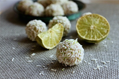 Vegan Lemon-Lime Snowball Truffle(Click image for recipe)