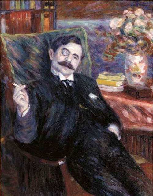 Portrait of the Poet Georges Bonnamour, 1906, Henri Le Fauconnier