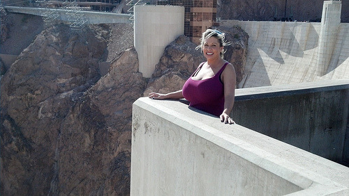 bigboobster:  Giant boobs sex toy, ‏@Claudia_marie, at the Hooter dam! Watch this dick loving MILF slut in raw home made porn! BOOB ON! nice view the dam is not bad either great tits,x