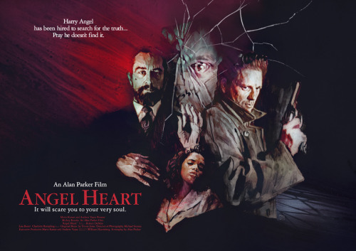 Poster for “Angel Heart” - 1987 by Alan Parker