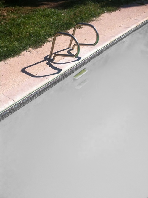 totallytransparent:  Semi Transparent Pool (water matches colour of your blog)Made