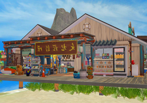 vixsims:Sulani Fish Shack | Exteriors Greetings from Sulani! Here’s a lot I recreated from ts4 for m
