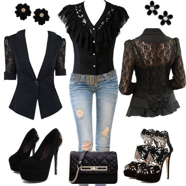 ideservenewshoesblog:  Fabulous Black Hollow Out Suede Stiletto Heels Evening Shoes