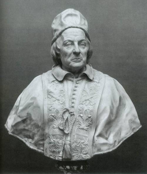 Edmé Bouchardon. Pope Clement XII. 1730. Marble. Palazzo Corsini. Firenze, Italia.