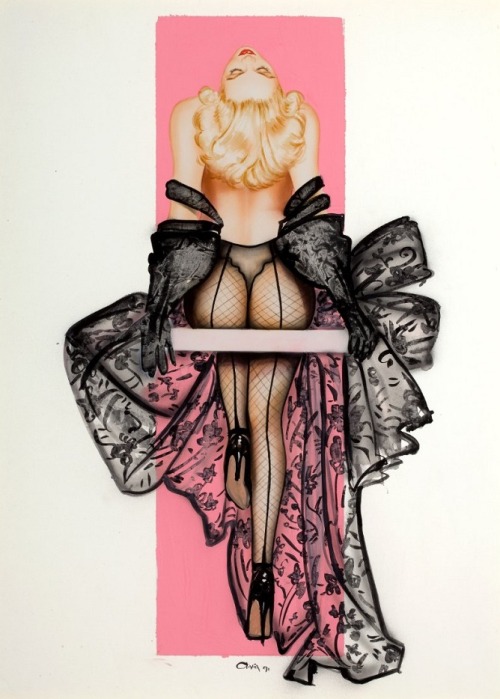 noonesnemesis: Blonde Pin-Up Olivia De Berardinis 1991