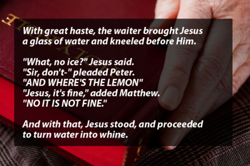 funnyordie:  Better Bible Passages