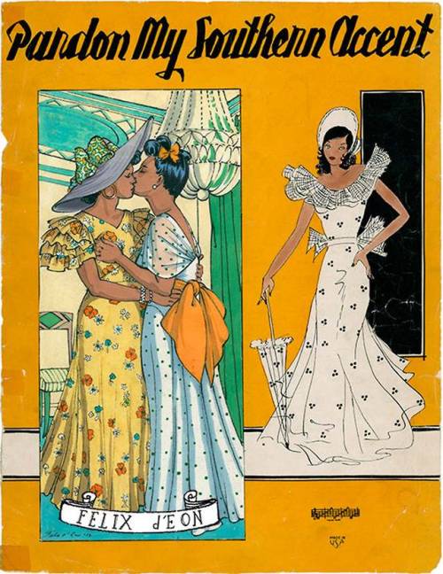 cycopompadour:felixdeon:Paintings of black women (cis-gender, trans, and gender fluid) in love, from