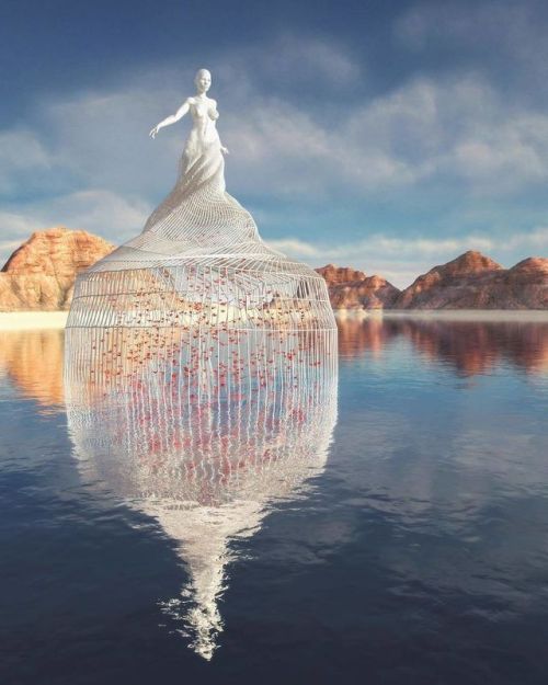 jedavu:  Incredible Sculptures By Chad Knight Look So Good Many People Think They’re Real  Chad Knight is a 41-year-old 3D artist creating mind-bending digital art. His unique approach to digital sculptures fascinates people all over the internet. 